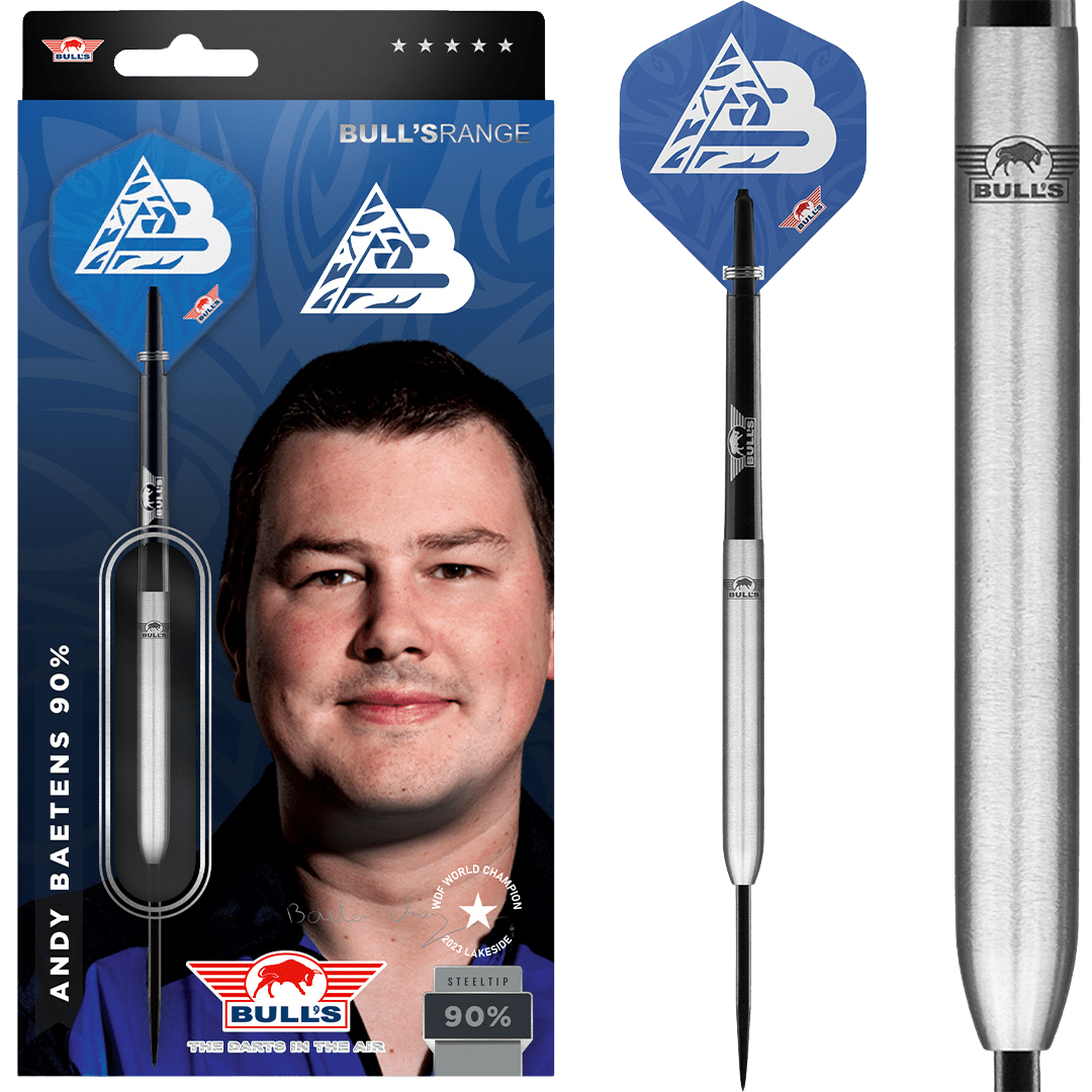 Bull’s Andy Baetens 90% E2 Steel Tip Darts 23g
