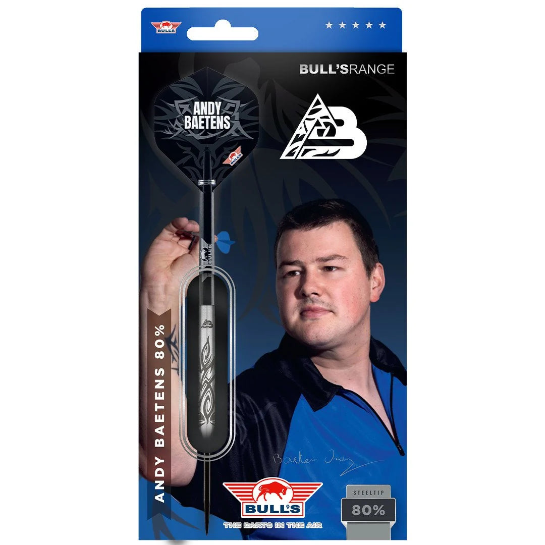 Bull’s Andy Baetens 80% E2 Steel Tip Darts 25g