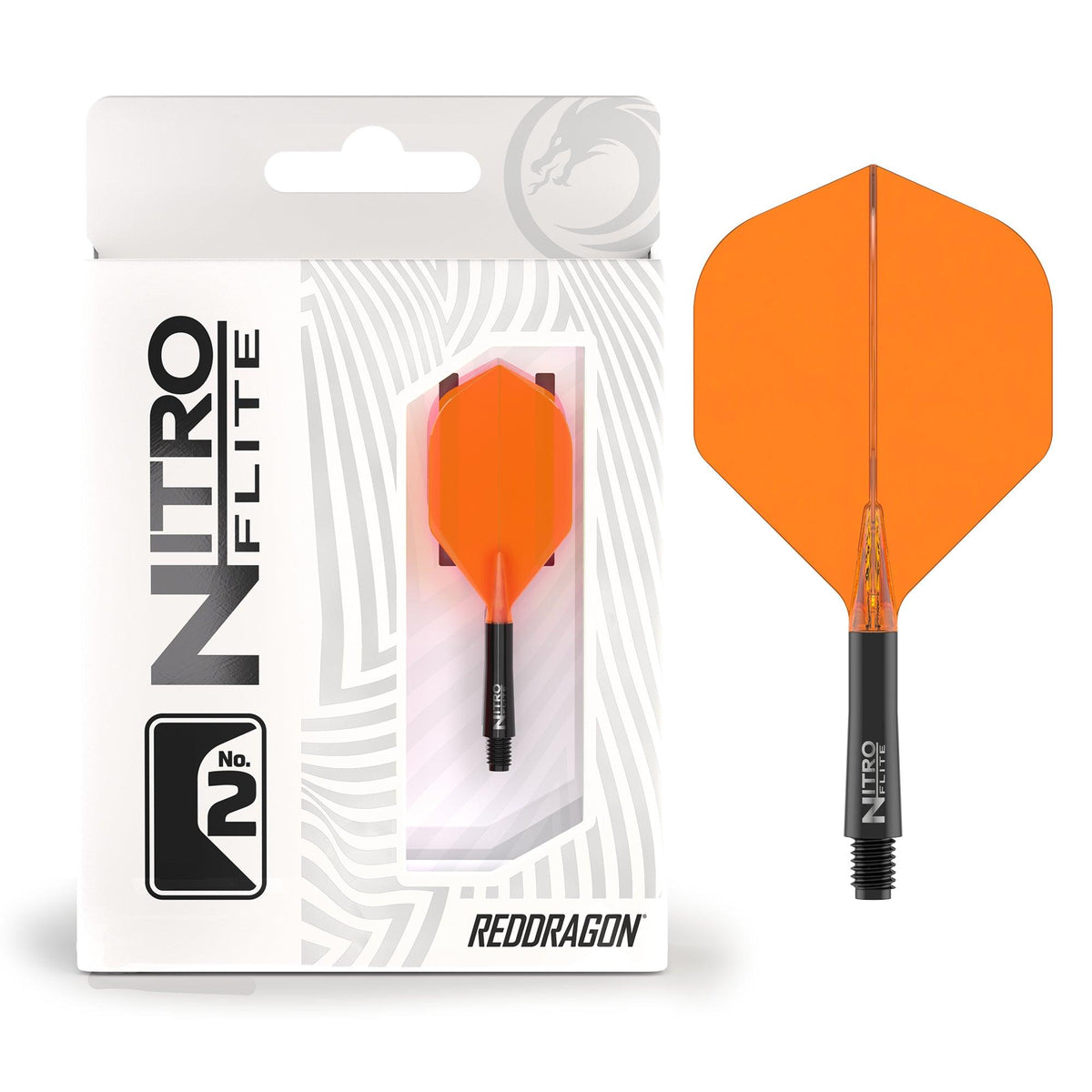 Red Dragon Nitro Flite No.2 Short – Orange & Black