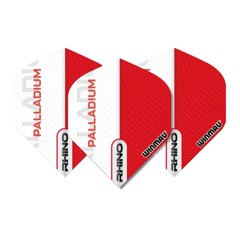Winmau Rhino Extra Thick Palladium Red/White Flights