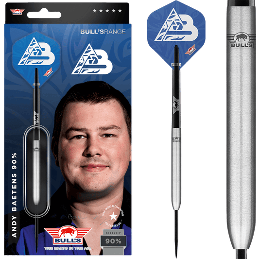 Bull’s Andy Baetens 90% E2 Steel Tip Darts 23g