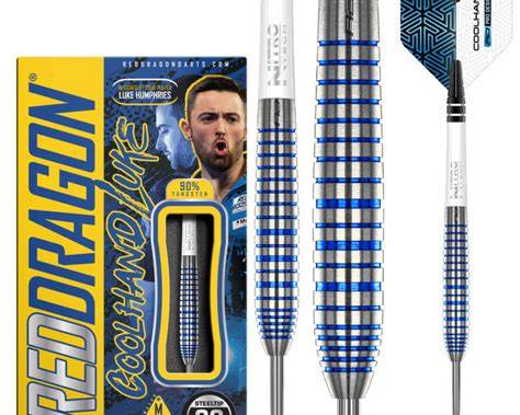 Red Dragon Luke Humphries TX3 Cool Blue S.E. 90% Tungsten Darts 22 g