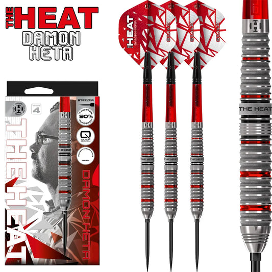 Harrows Damon Heta Series 4 Quick Point 90% Tungsten Darts 24 g